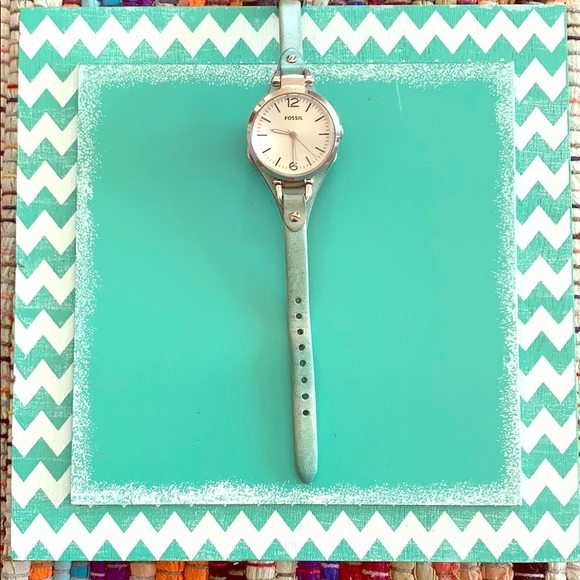 Fossil turquoise watch - Picture 1 of 3